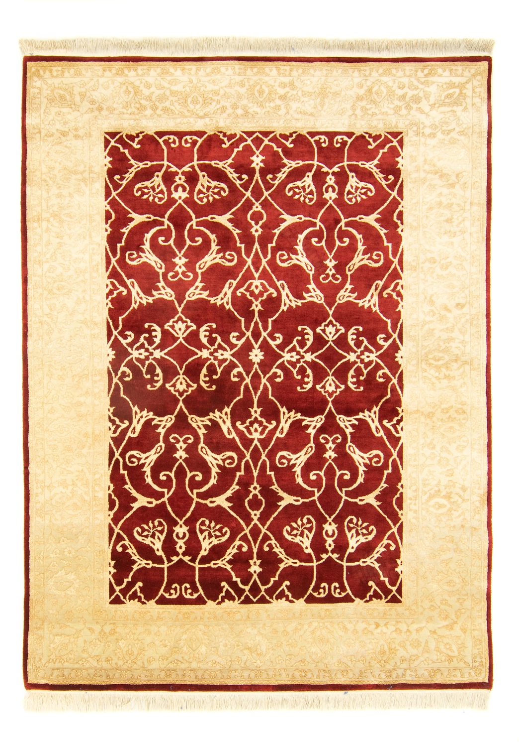 Designer tæppe - 197 x 138 cm - rød