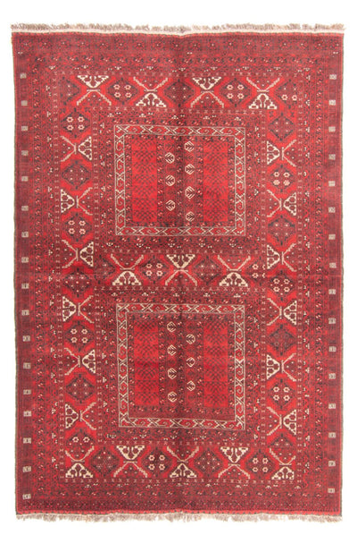 Turkaman-tæppe 159x236cm - Persisk tæppe - rød