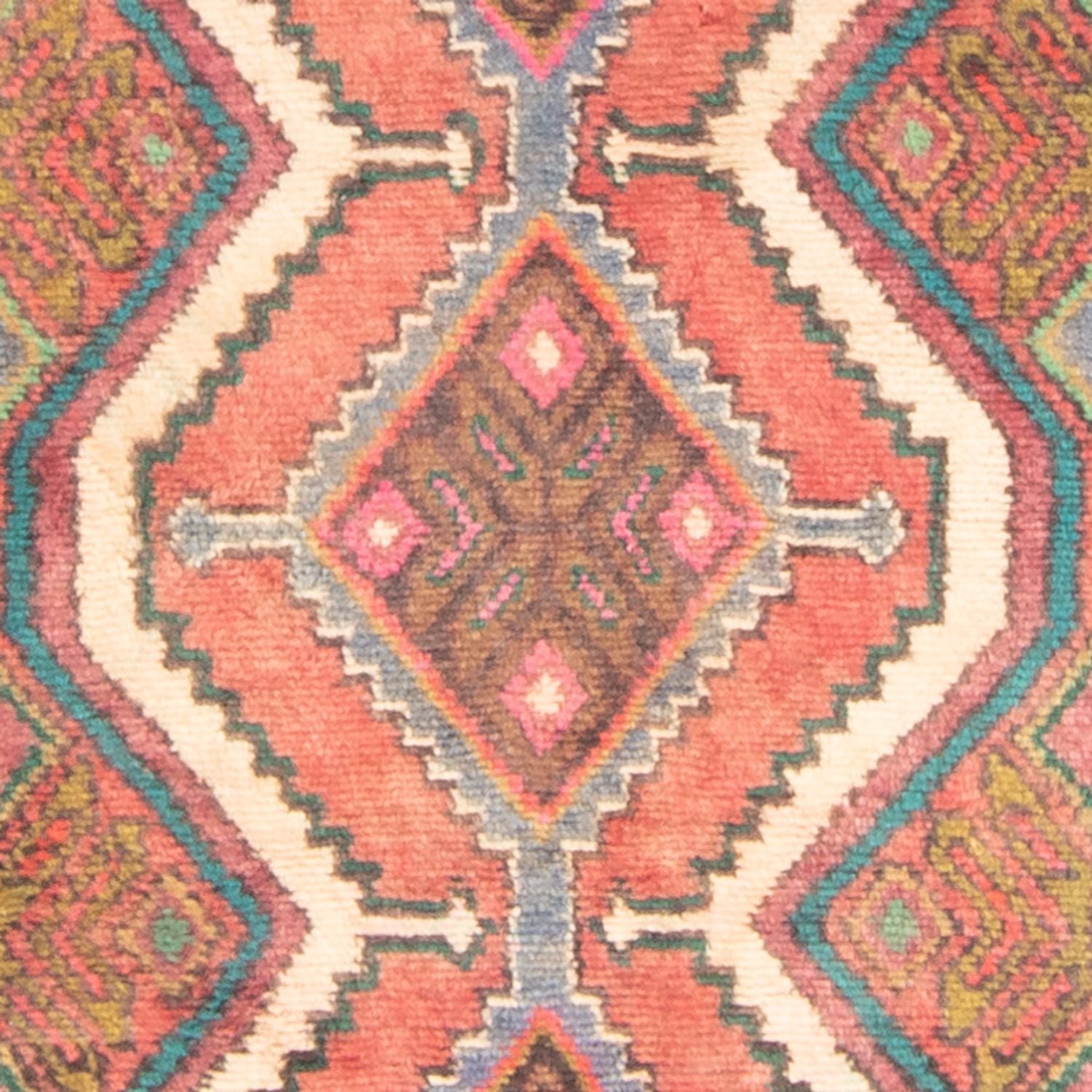 Løber Persisk tæppe - Nomadisk - 302 x 77 cm - rød