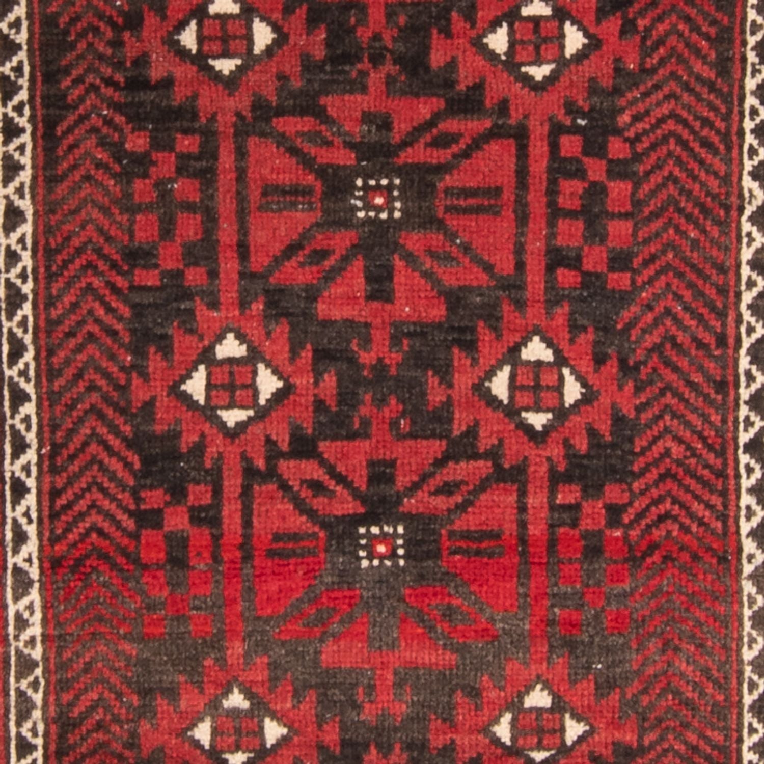 Løber Baluch-tæppe - 210 x 110 cm - rød