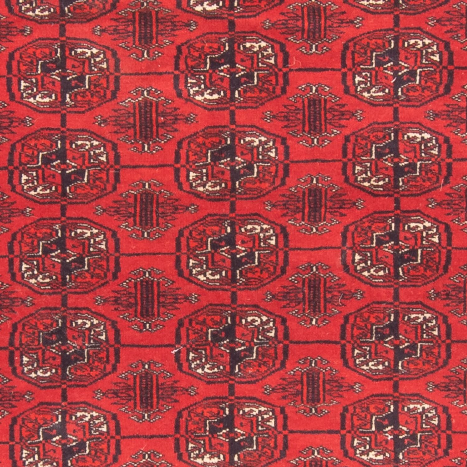 Turkaman-tæppe - 168 x 124 cm - rød