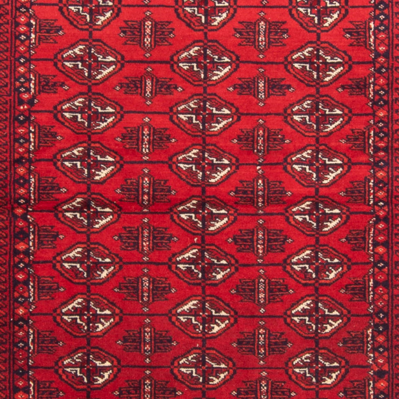 Løber Turkaman-tæppe - 172 x 80 cm - rød