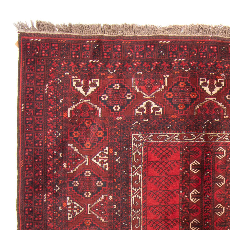 Turkaman-tæppe - 237 x 158 cm - rød