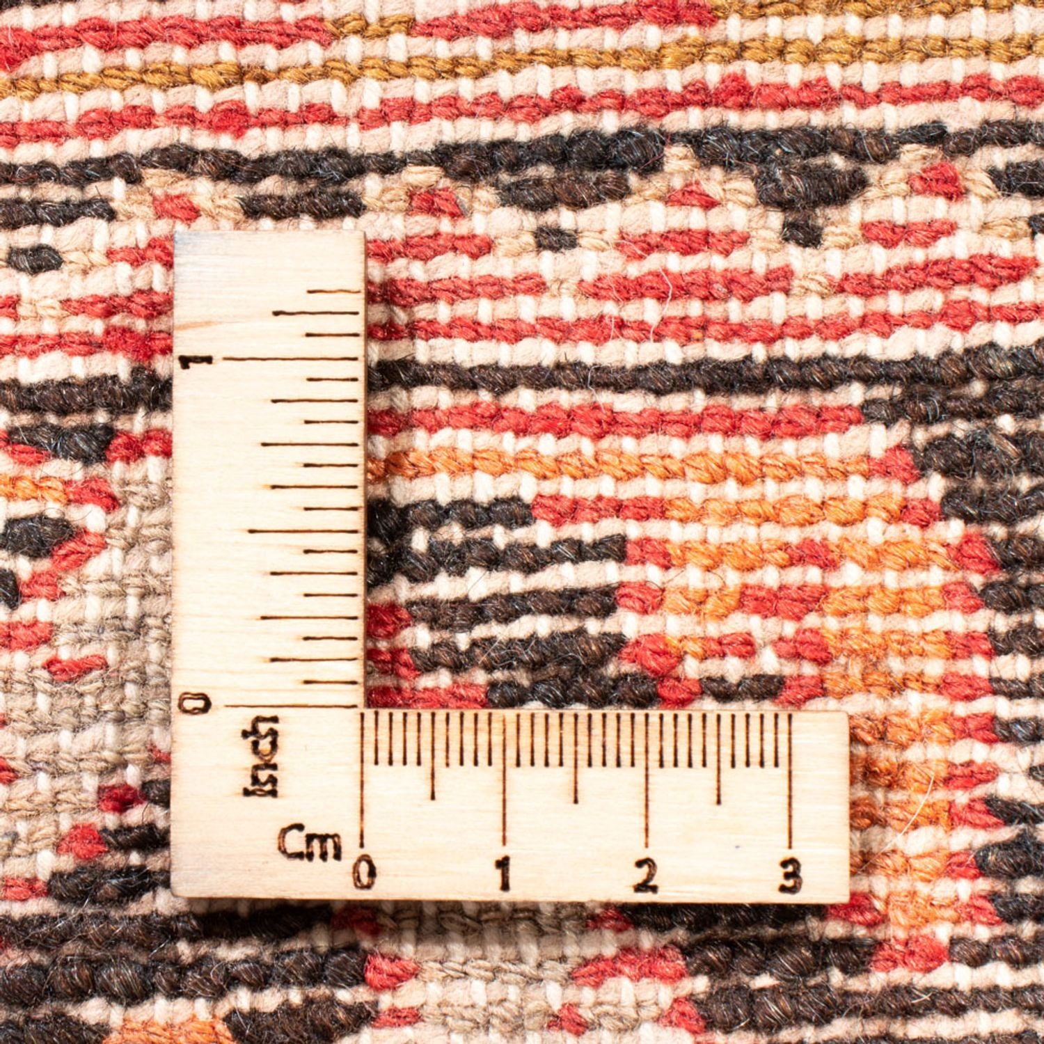 Persisk tæppe - Nomadisk - 139 x 110 cm - laks