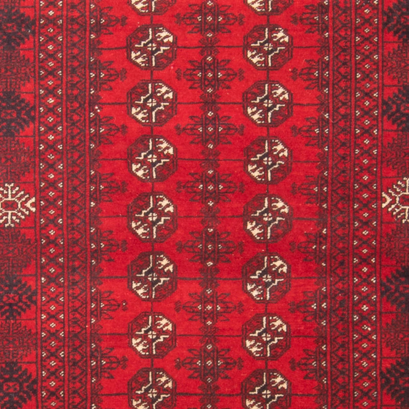 Løber Turkaman-tæppe - 194 x 85 cm - rød