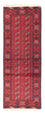 Løber Turkaman-tæppe - 194 x 74 cm - rød