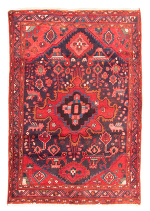 Persisk tæppe - Nomadisk - 196 x 134 cm - mørkeblå