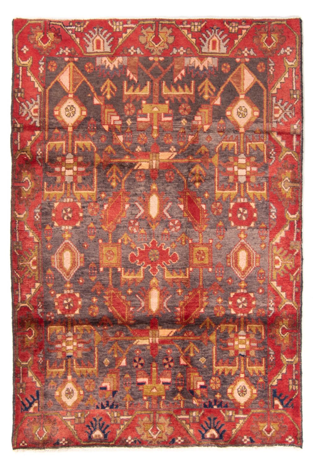 Persisk tæppe - Nomadisk - 195 x 135 cm - mørkeblå