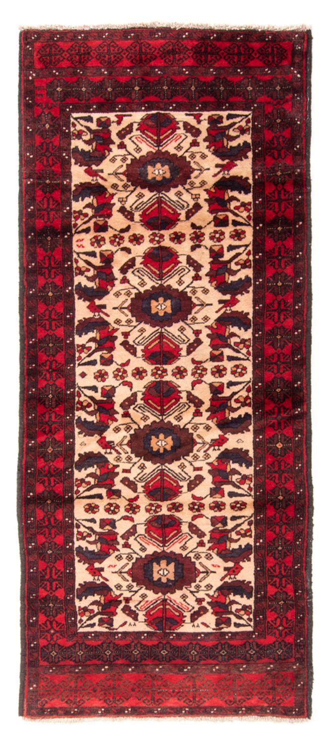 Løber Baluch-tæppe - 230 x 93 cm - beige