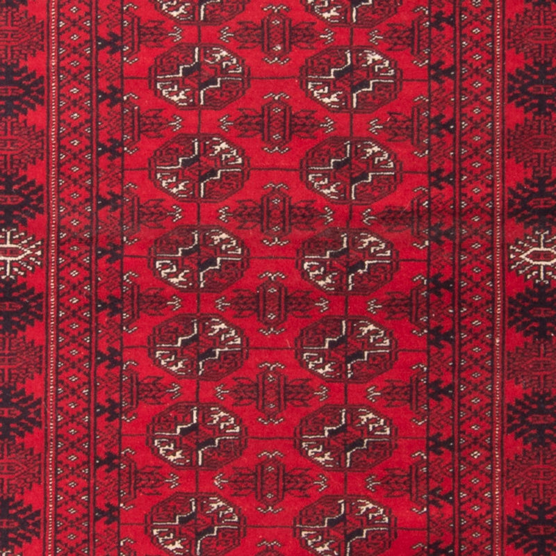 Løber Turkaman-tæppe - 197 x 80 cm - rød