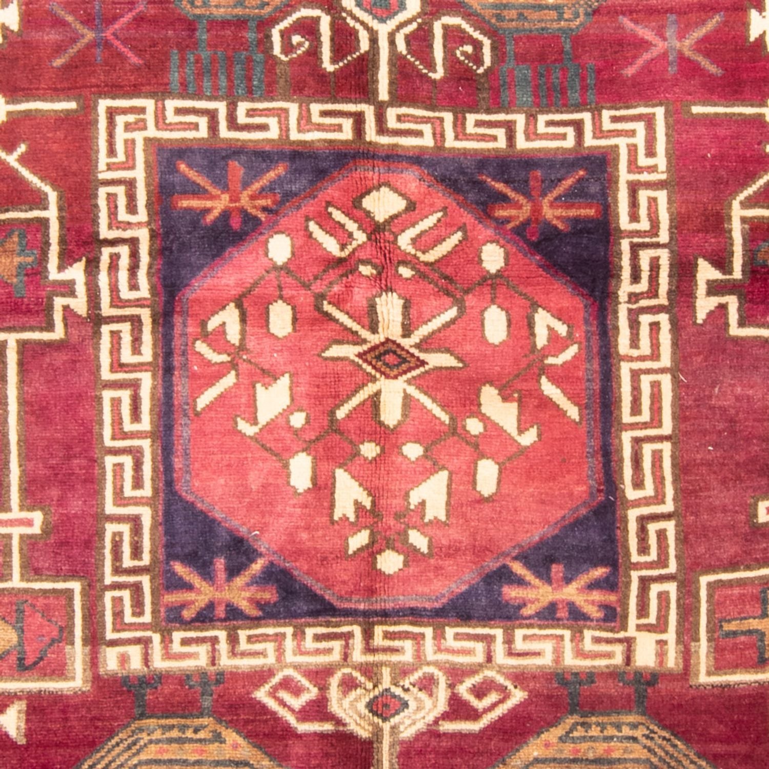 Persisk tæppe - Nomadisk - 250 x 163 cm - vin rød