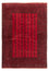 Turkaman-tæppe - 257 x 178 cm - rød