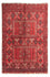 Turkaman-tæppe - 230 x 157 cm - rød