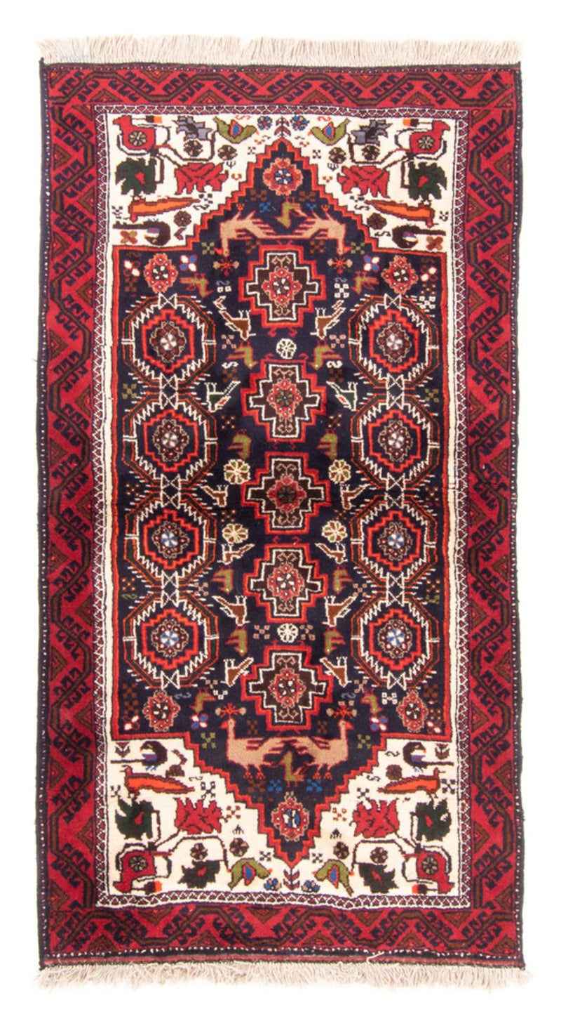 Løber Baluch-tæppe - 175 x 85 cm - mørkeblå