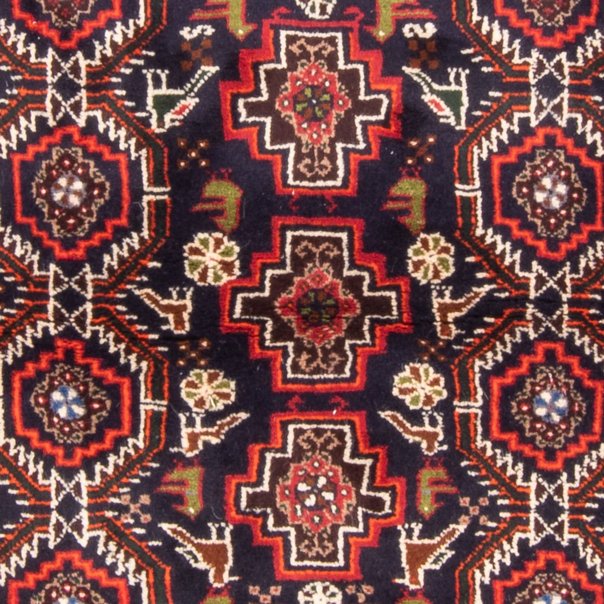 Løber Baluch-tæppe - 175 x 85 cm - mørkeblå