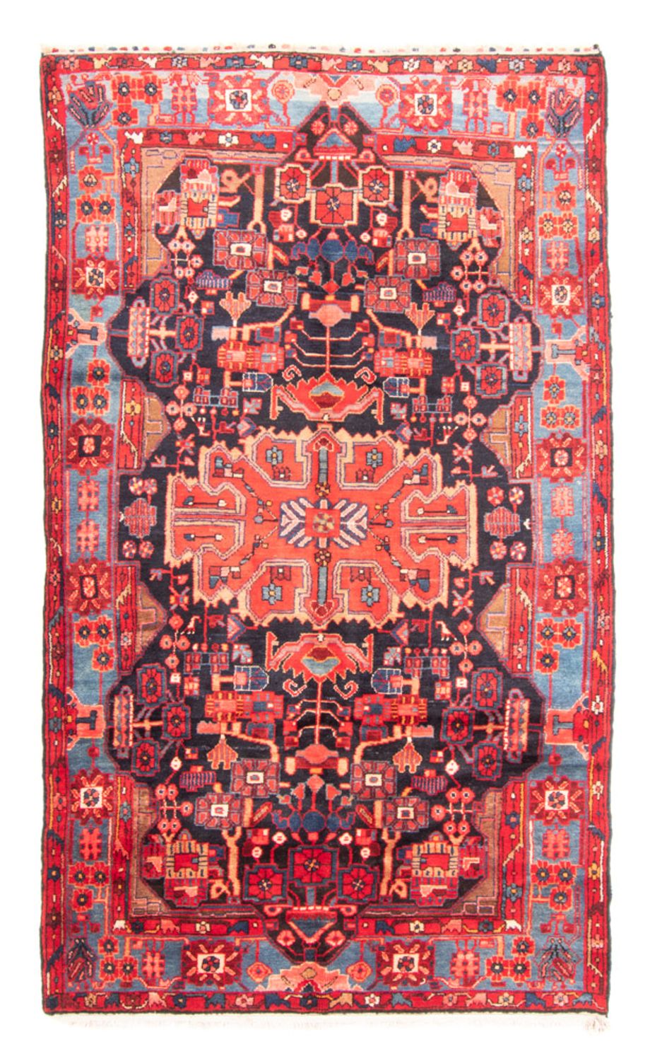 Persisk tæppe - Nomadisk - 274 x 168 cm - mørkeblå