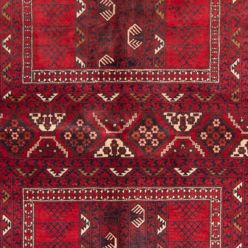 Turkaman-tæppe - 230 x 153 cm - rød
