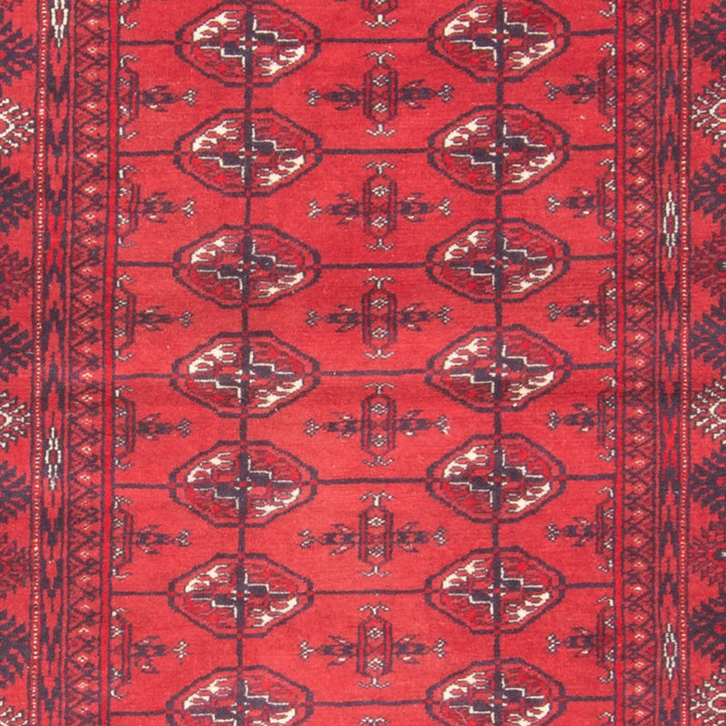 Løber Turkaman-tæppe - 191 x 88 cm - rød