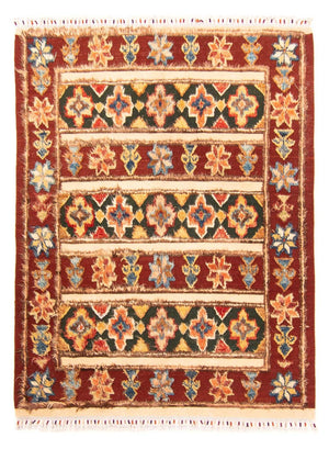 Berber tæppe - 211 x 158 cm - flerfarvet