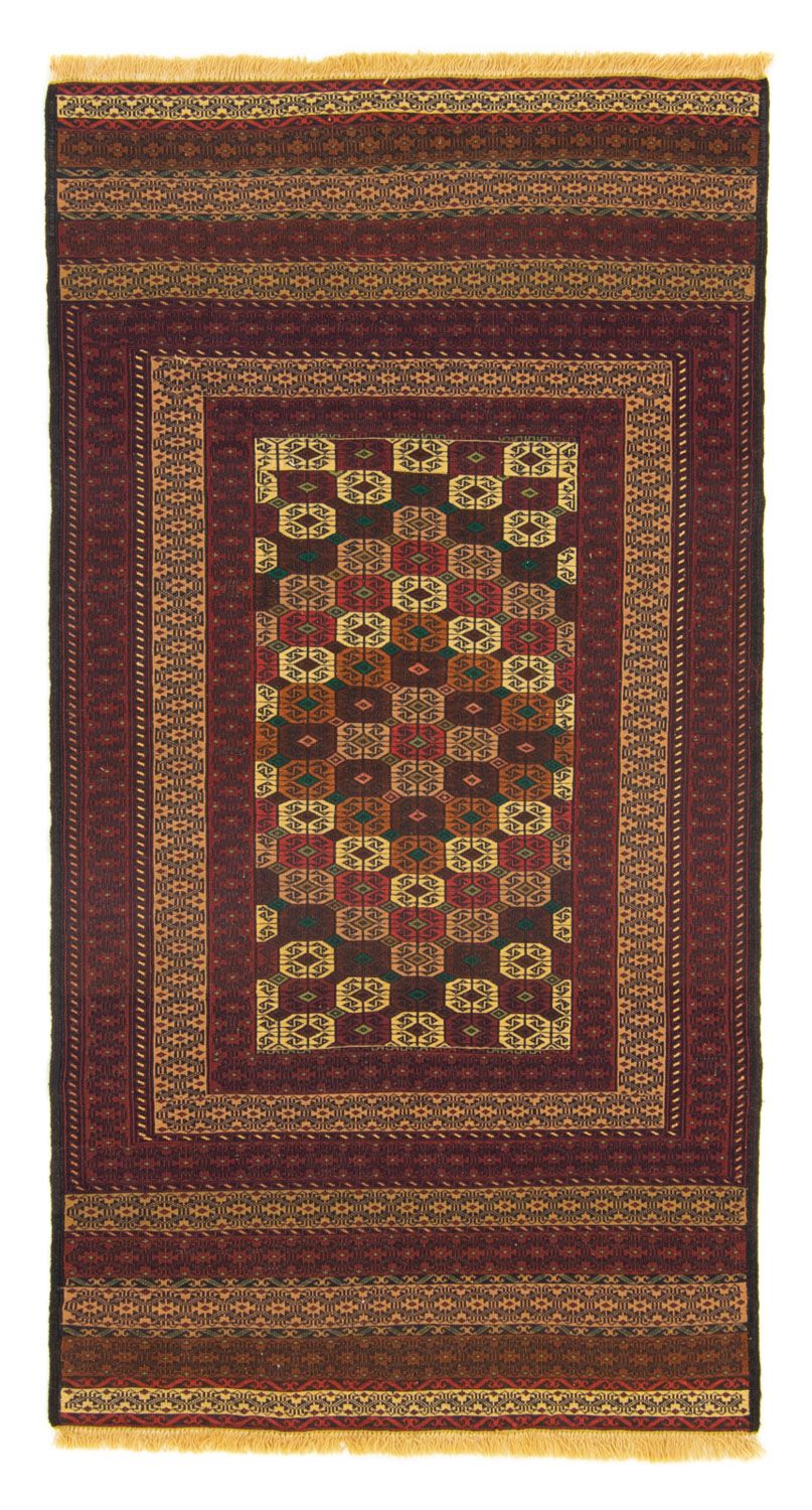 Kelim-tæppe - orientalsk - 169 x 87 cm - brun
