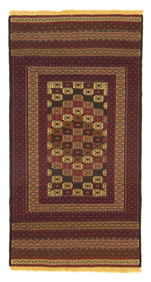 Kelim-tæppe - orientalsk - 169 x 87 cm - brun