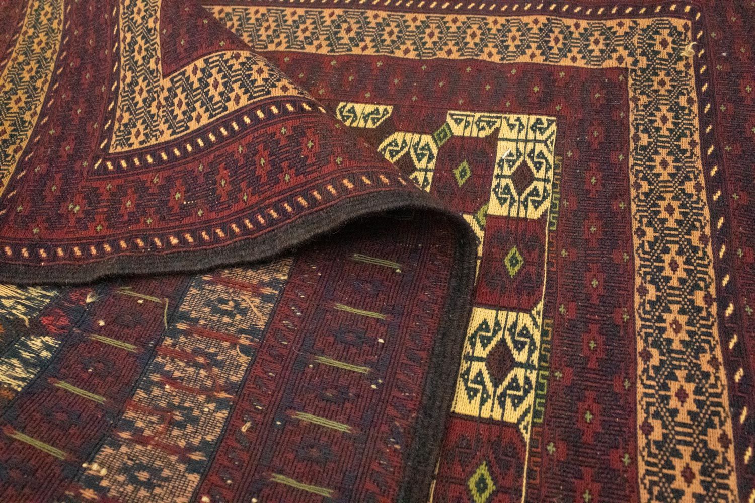 Kelim-tæppe - orientalsk - 169 x 87 cm - brun
