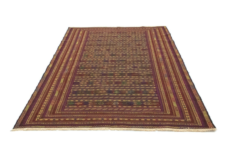 Kelim-tæppe - orientalsk - 278 x 195 cm - brun