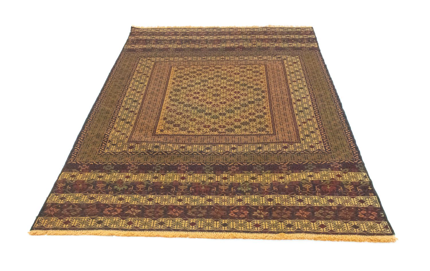 Kelim-tæppe - orientalsk - 198 x 137 cm - flerfarvet