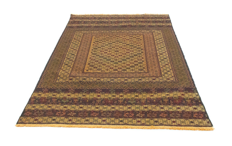 Kelim-tæppe - orientalsk - 198 x 137 cm - flerfarvet
