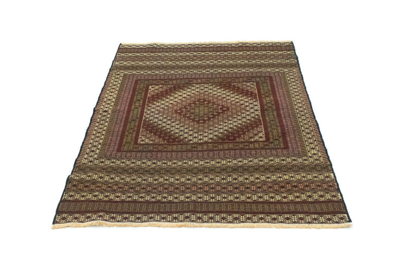 Kelim-tæppe - orientalsk - 185 x 132 cm - flerfarvet