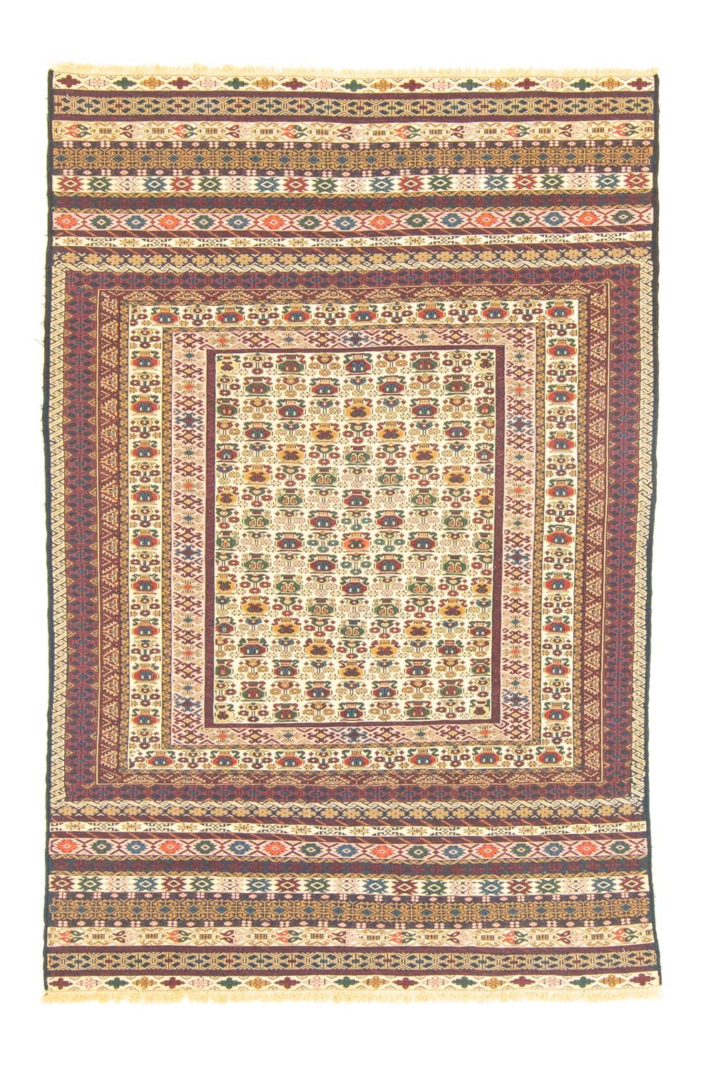 Kelim-tæppe - orientalsk - 183 x 127 cm - beige