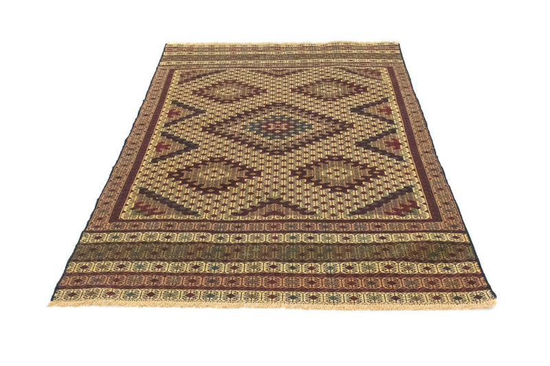 Kelim-tæppe - orientalsk - 197 x 131 cm - flerfarvet