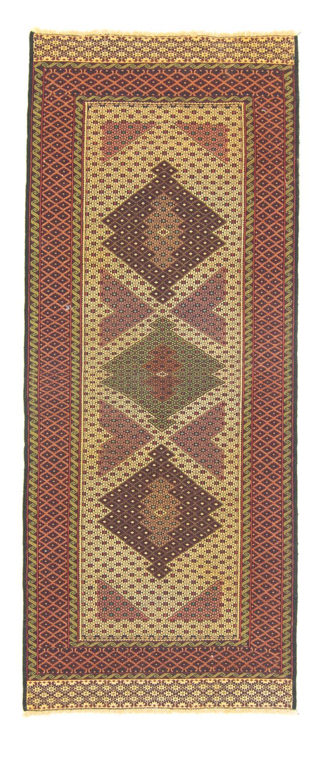 Løber Kelim-tæppe - orientalsk - 201 x 82 cm - beige