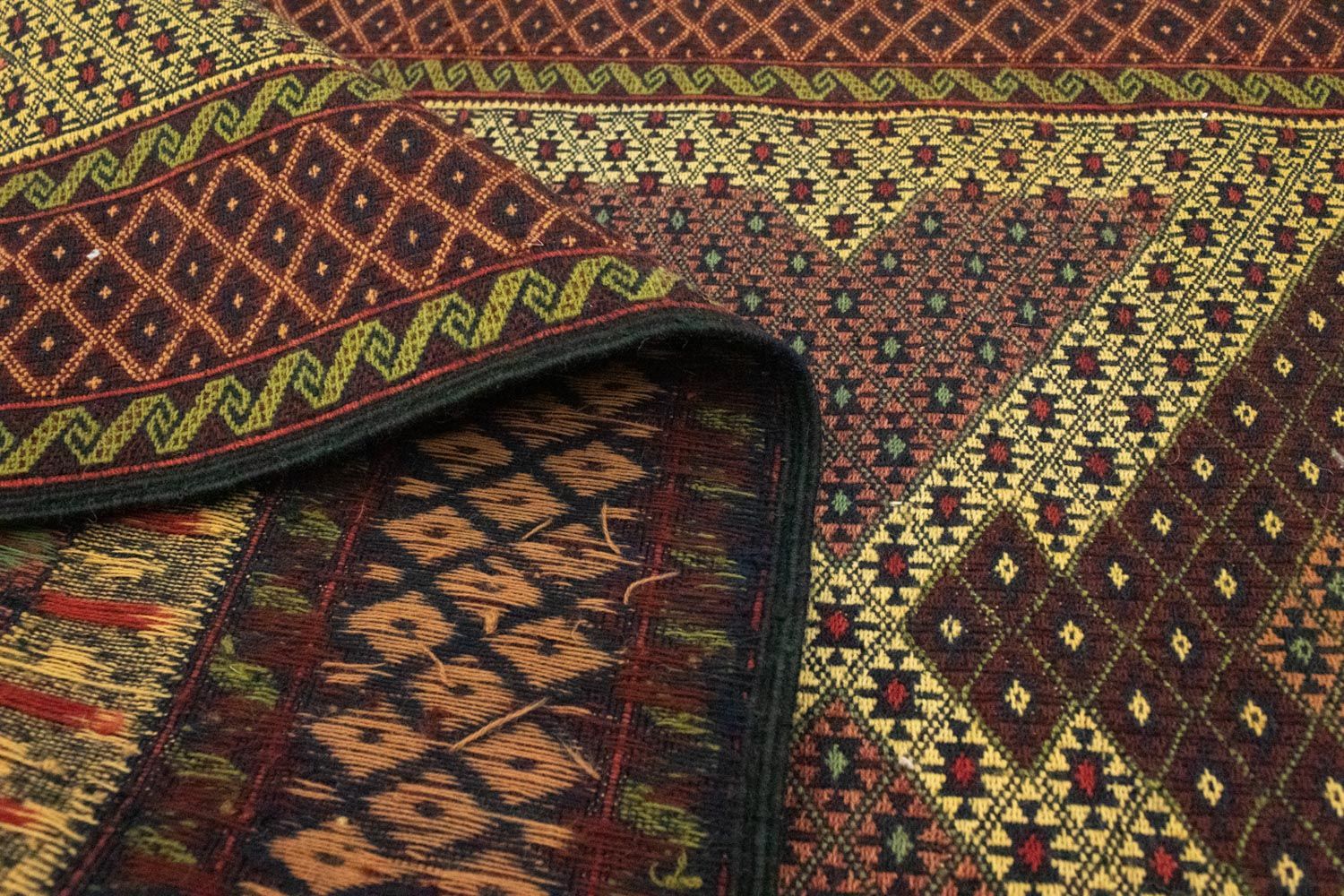 Løber Kelim-tæppe - orientalsk - 201 x 82 cm - beige