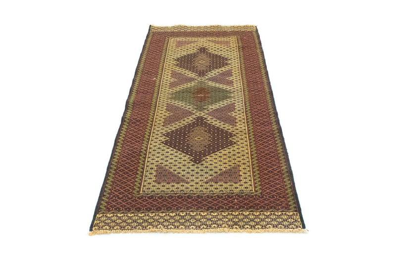 Løber Kelim-tæppe - orientalsk - 201 x 82 cm - beige