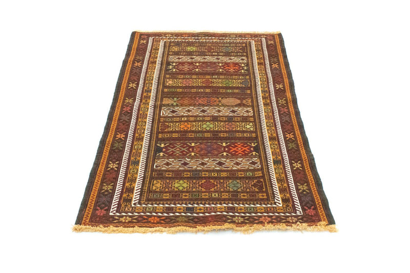 Kelim-tæppe - orientalsk - 138 x 78 cm - flerfarvet