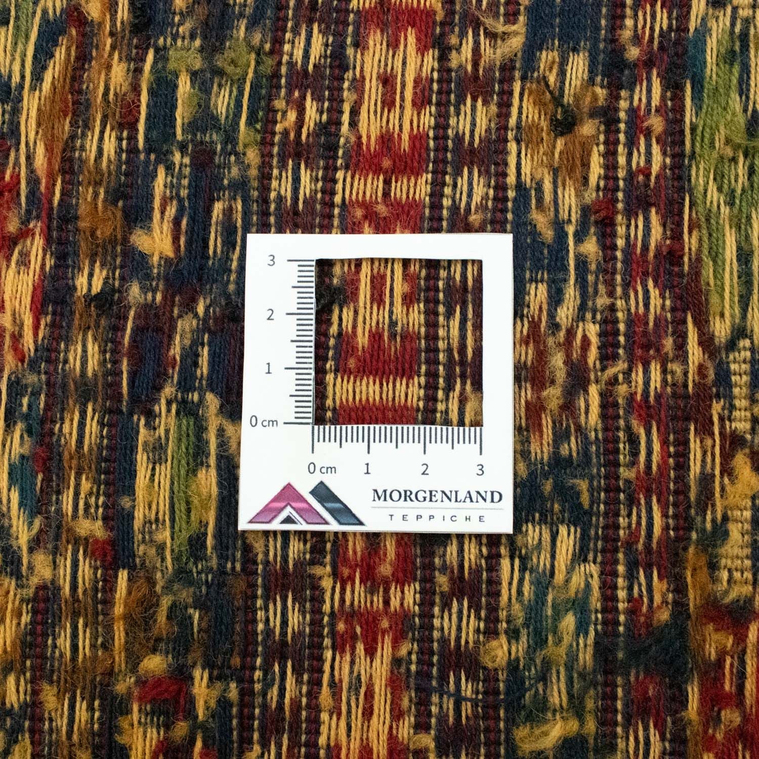 Kelim-tæppe - orientalsk - 208 x 133 cm - brun