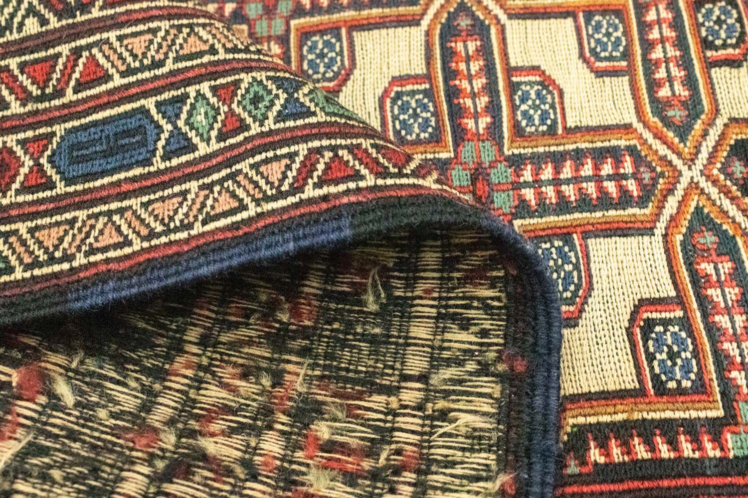 Kelim-tæppe - orientalsk - 137 x 87 cm - beige