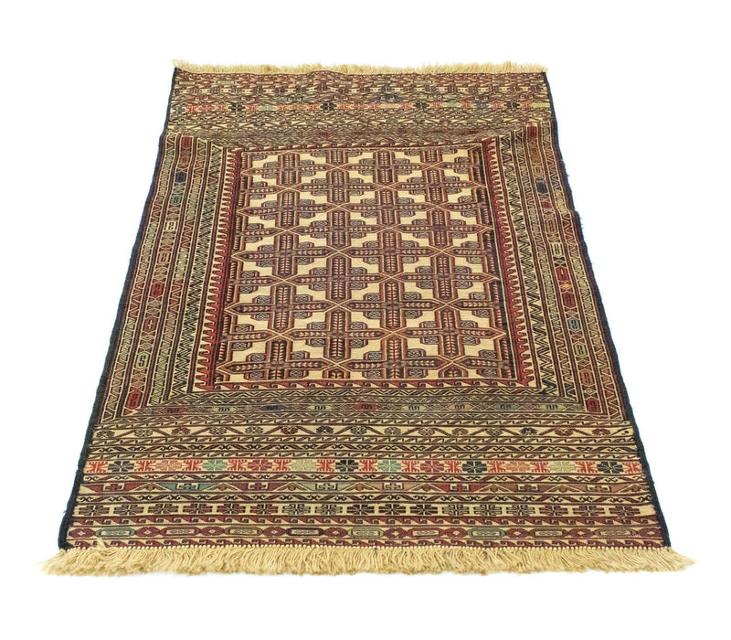 Kelim-tæppe - orientalsk - 137 x 87 cm - beige