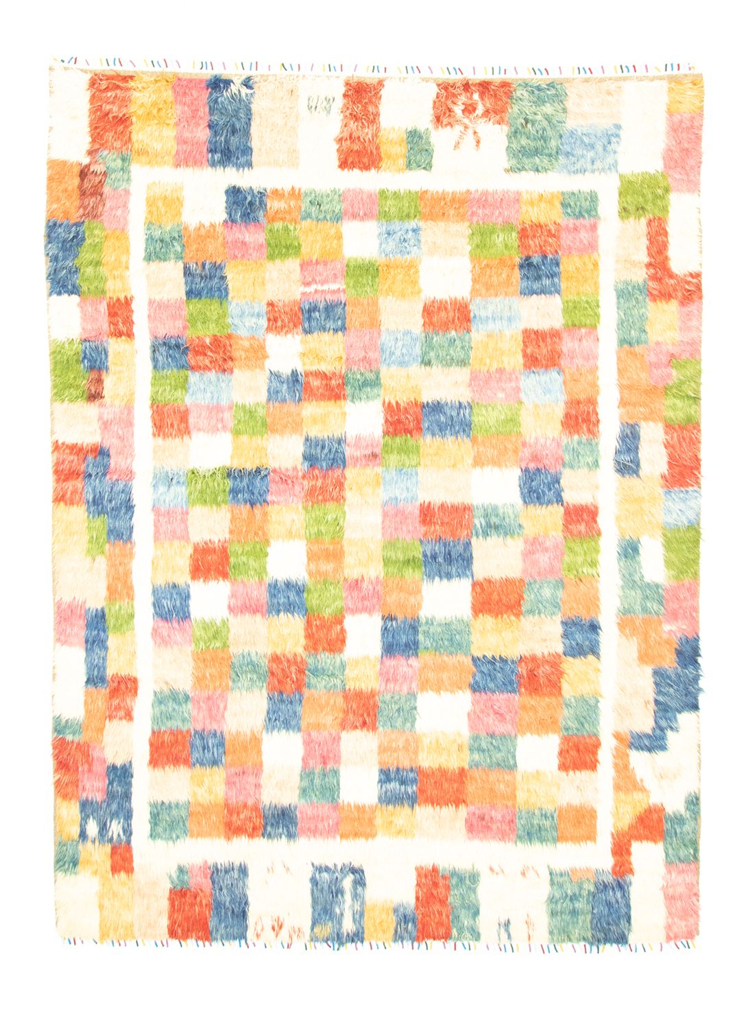 Berber tæppe - 330 x 250 cm - farvet