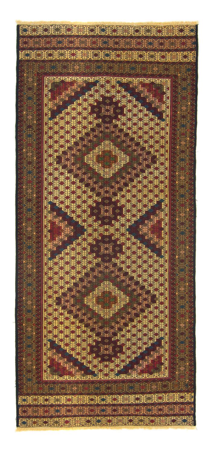 Løber Kelim-tæppe - orientalsk - 198 x 78 cm - flerfarvet