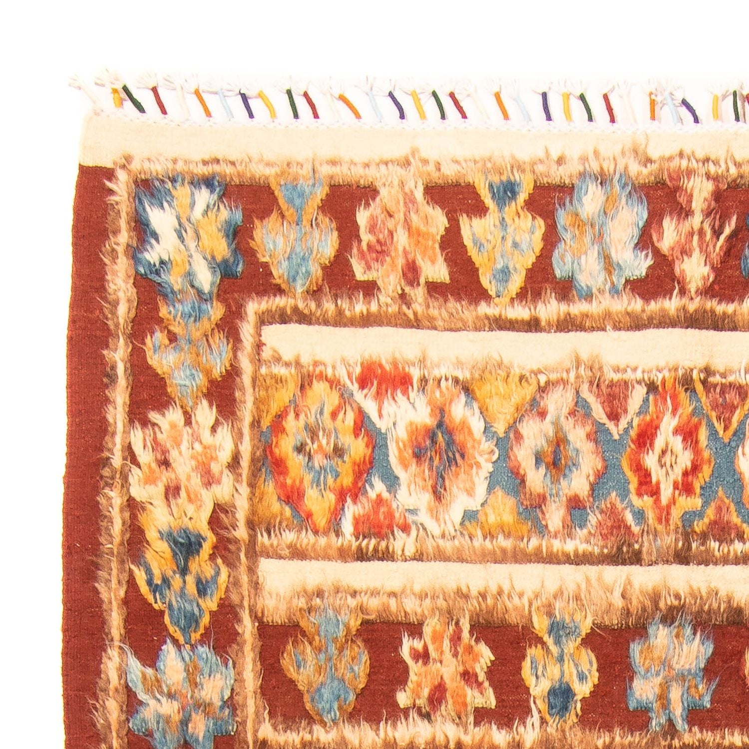 Berber tæppe - 231 x 163 cm - flerfarvet