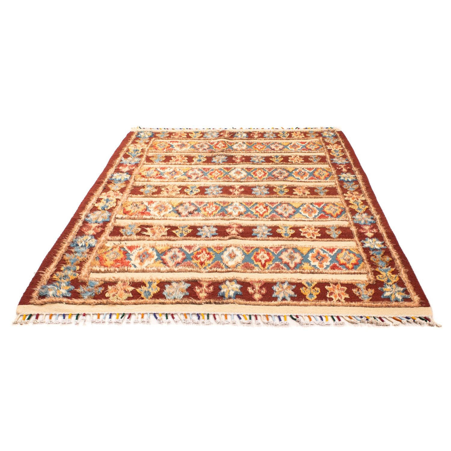 Berber tæppe - 231 x 163 cm - flerfarvet