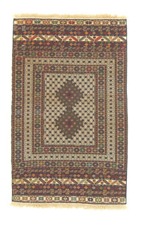 Kelim-tæppe - orientalsk - 157 x 100 cm - beige