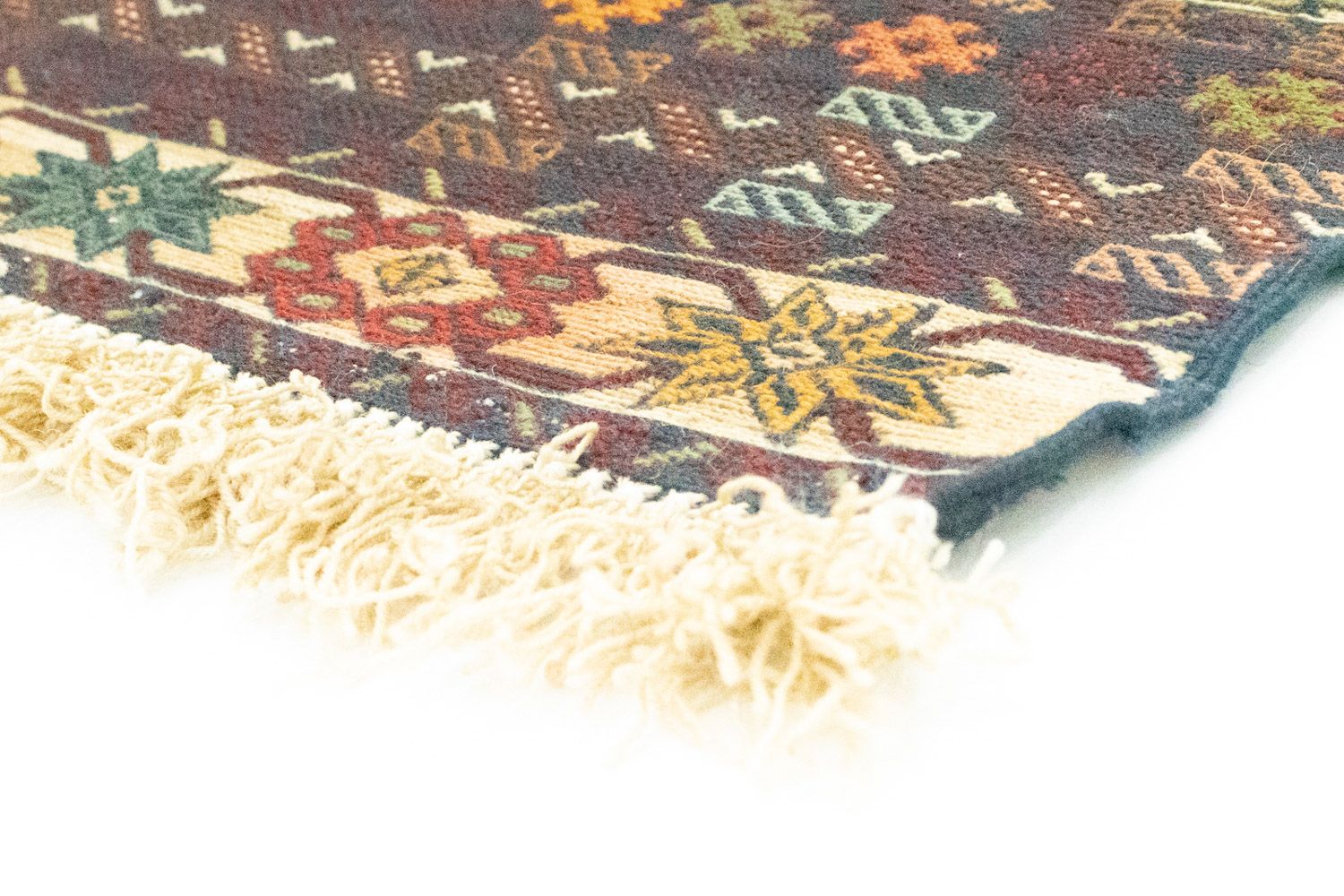 Kelim-tæppe - orientalsk - 157 x 100 cm - beige