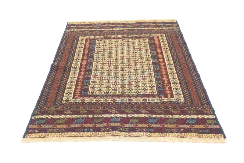 Kelim-tæppe - orientalsk - 186 x 126 cm - beige