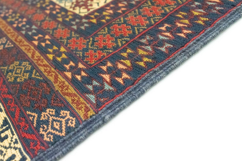 Kelim-tæppe - orientalsk - 186 x 126 cm - beige