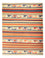 Kelim-tæppe - orientalsk - 202 x 154 cm - flerfarvet