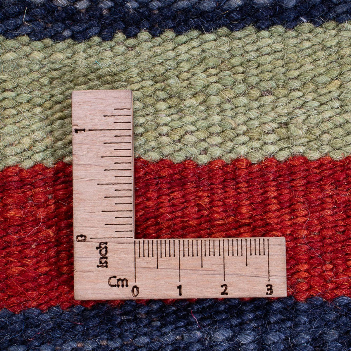 Kelim-tæppe - orientalsk - 202 x 154 cm - flerfarvet