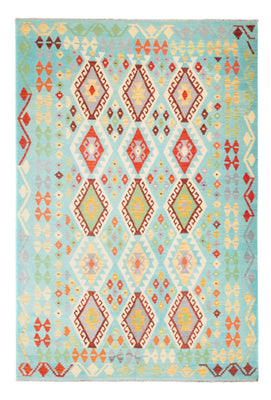 Kelim Carpet - Splash - 250 x 176 cm - flerfarvet